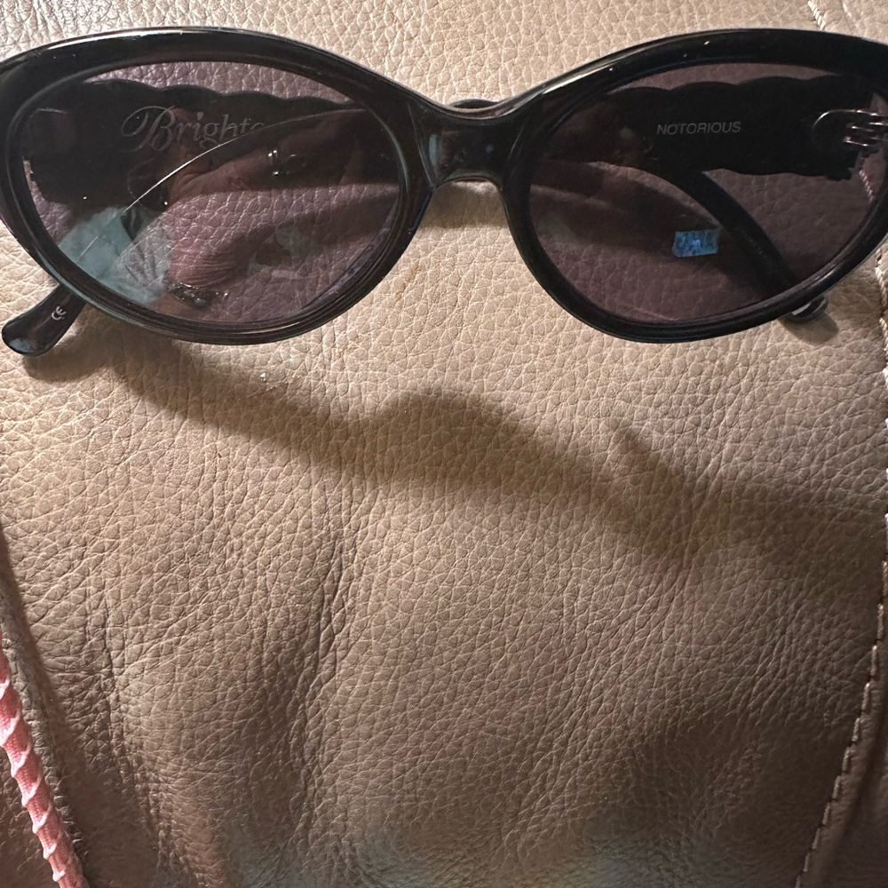 Brighton Notorious Black Sunglasses with Brighton sunglass tin